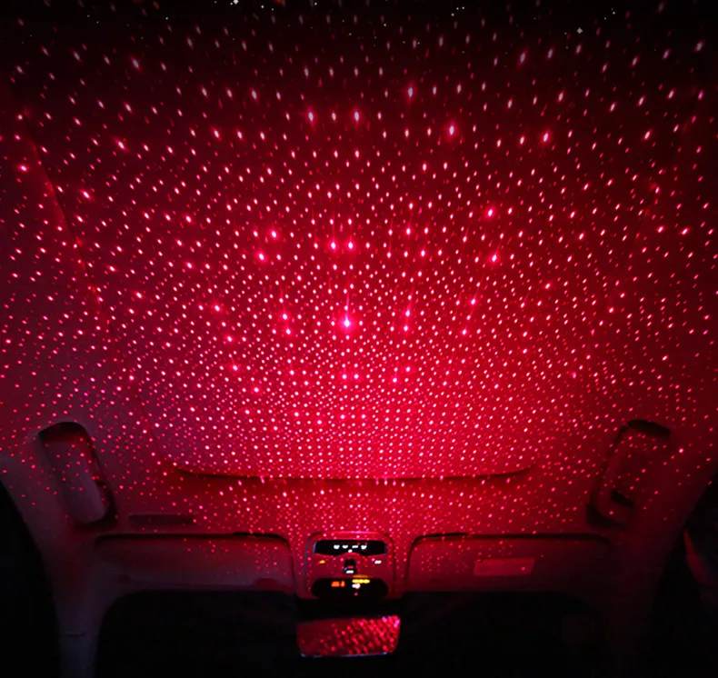 USB СВЕТОДИОДНЫЙ светильник на крышу автомобиля, проектор, светильник, DJ, Рождественское украшение интерьера, лампа, регулируемый светильник, несколько эффектов