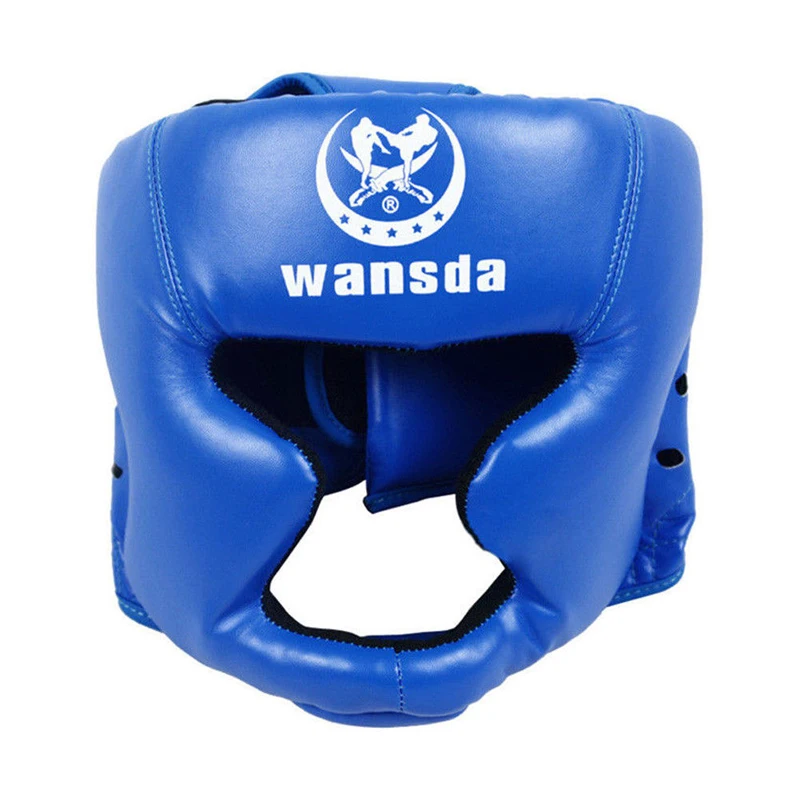 Тренировочная головка WANSDA для бокса, практичная и прочная защитная Экипировка для лица, защитное снаряжение для шлема, защита головы - изображение