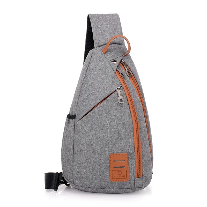 

Fashion And Personality 2018 New Style Korean-style Nylon Soft Surface Contrast Color Chest Bag Fashion Casual Anti-Theft Should