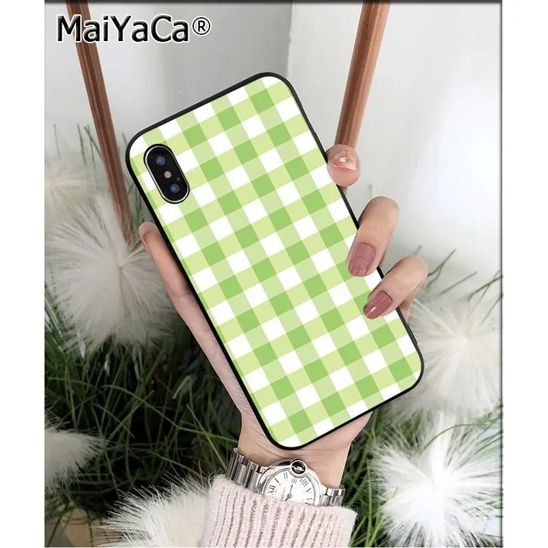 MaiYaCa Клетчатый плед на заказ фото телефон чехол для Apple iphone 11 pro 8 7 66S Plus X XS MAX 5s SE XR мобильные чехлы - Цвет: A11