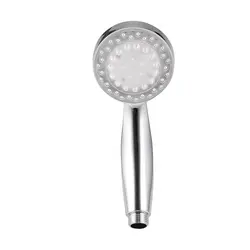 Pommeau de douche automatique magique, 7 couleurs, 5 LED, pluie, simple, rond, pour bain d'eau, salle de bain, RC 9816 