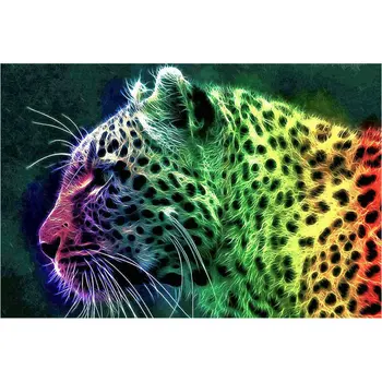 

5D Full drill Square Round diamond painting Jaguar diamond embroidery Cross Stitch Leopard Rhinestone Mosaic home Decoration