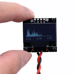 Мини OLED 2,4G музыкальный анализатор спектра MP3 PC усилитель аудио индикатор уровня Анализатор музыкального ритма