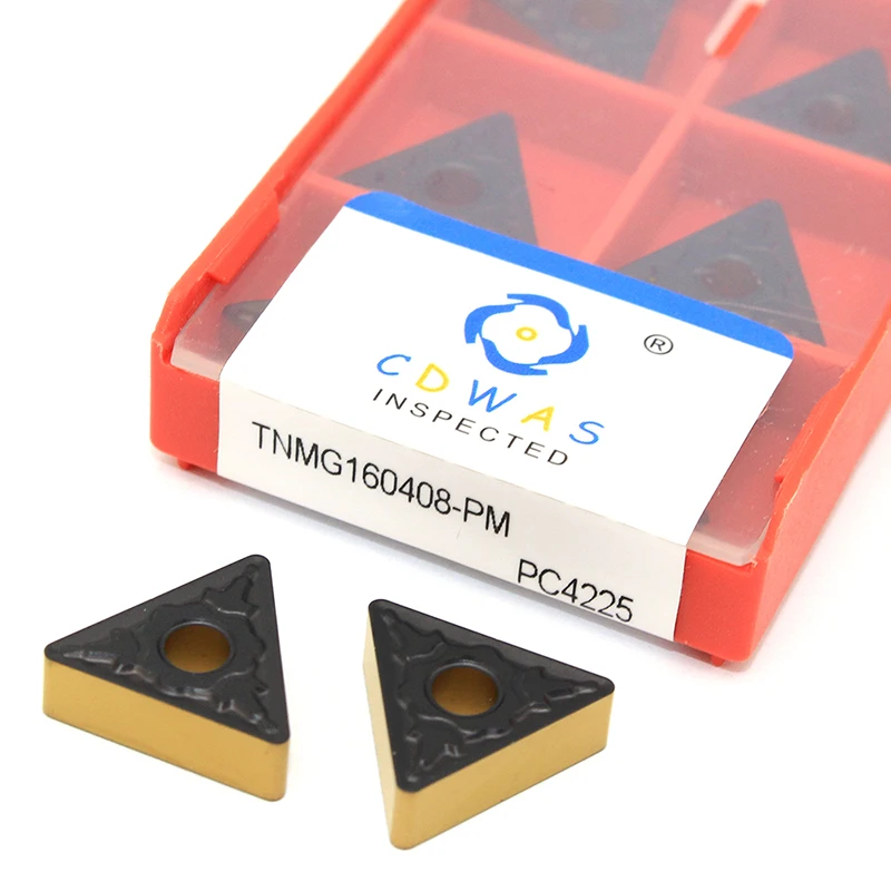 TNMG160408 PM PC4225 высококачественный резец для наружной обточки TNMG 160408 токарный станок с ЧПУ Карбид инструмент вставки для стали