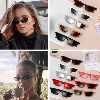 

PortableFashion Luxury FireFlame Sunglasses Women Men glasses Rimless Wave SunGlasses Eyewear Trending Narrow UV400 Sunglasses