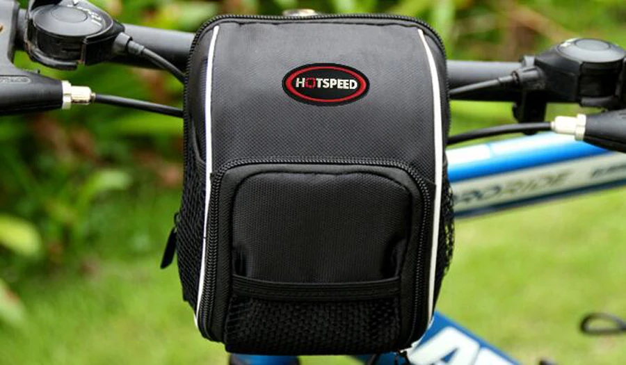 Портативный велосипедная сумка горный велосипед MTB Руль для шоссейного Велосипеда Сумка на велосипедную раму молния сумка на плечо сумка для хранения Коробка для мелких предметов, Прямая поставка
