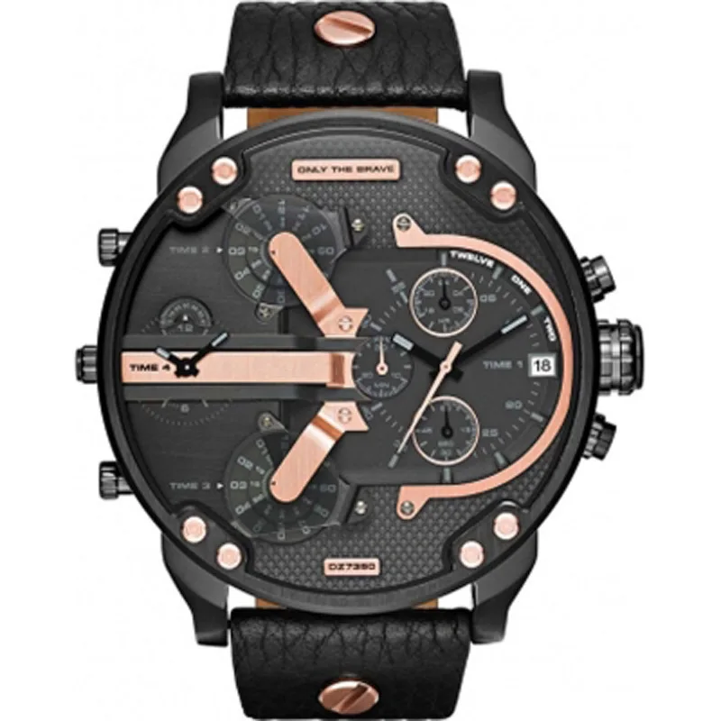 

DZ Watch Quartz Watch Foreign Trade Hot Selling Fashion Cool Large Dial 73 Series Steel Belt Watch