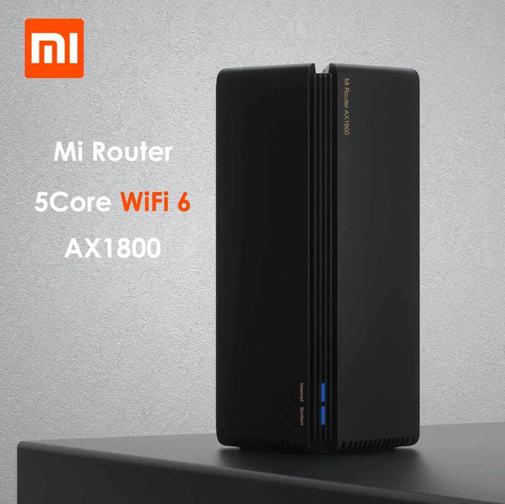 Маршрутизатор Xiaomi AX1800 WiFi6 2 4 ГГц 5 ядер двухчастотный маршрутизатор с высоким