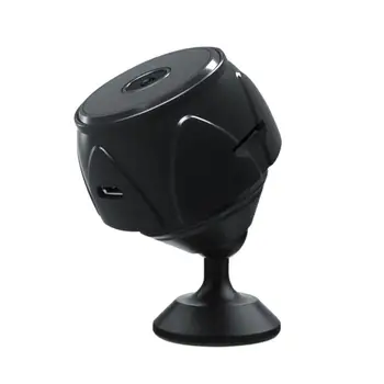 

Smart Camera Wifi Wireless Network Home Small Lotus Night Vision Infrared Camera Support 128G With Strong Magnet Block