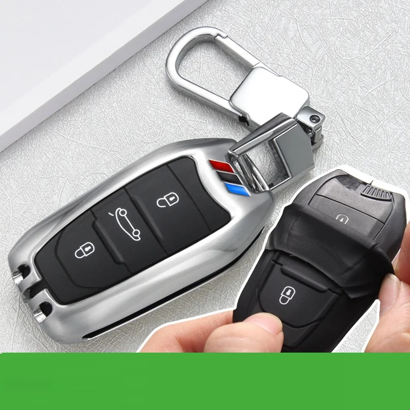 Чехол для автомобильных ключей из цинкового сплава Peugeot 3008 208 308 508 408 2008 307 4008 Citroen C4