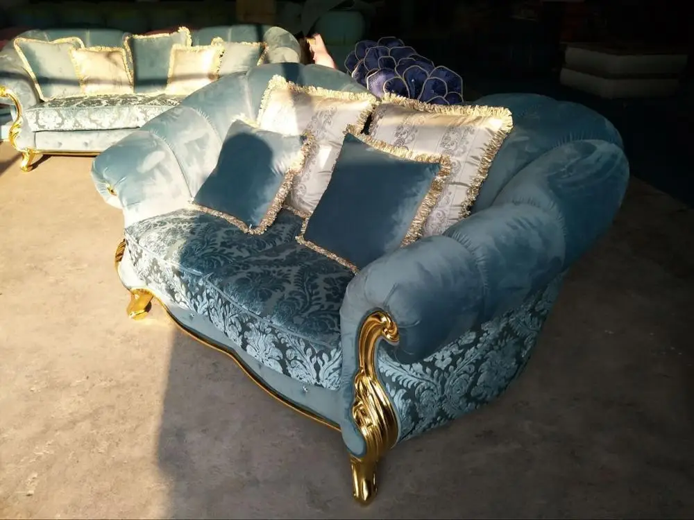 Резной тканевый диван Одноместный новейший набор диванов|sofa single seater|carved sofadesign sofa
