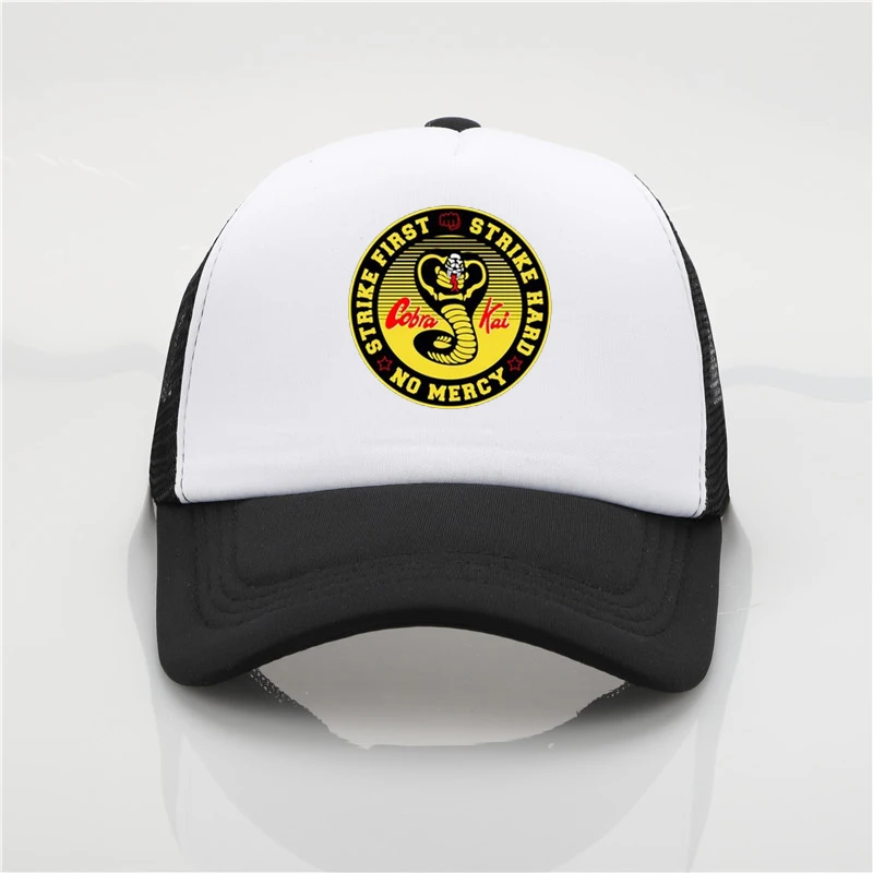 Cobra Kai мальчик каратист фильм Мужская шляпа hombre camiseta напечатанная хип-хоп шляпа мужская и женская модная летняя Солнцезащитная шляпа пара Выходная шляпа