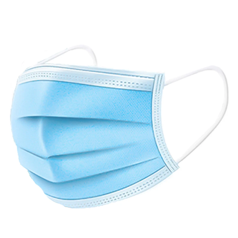 

High Quality 10Pcs/Set Face Masks Disposable 3 Layers Dustproof Mask Protective Cover Anti-Dust proof Flu Earloop Masks