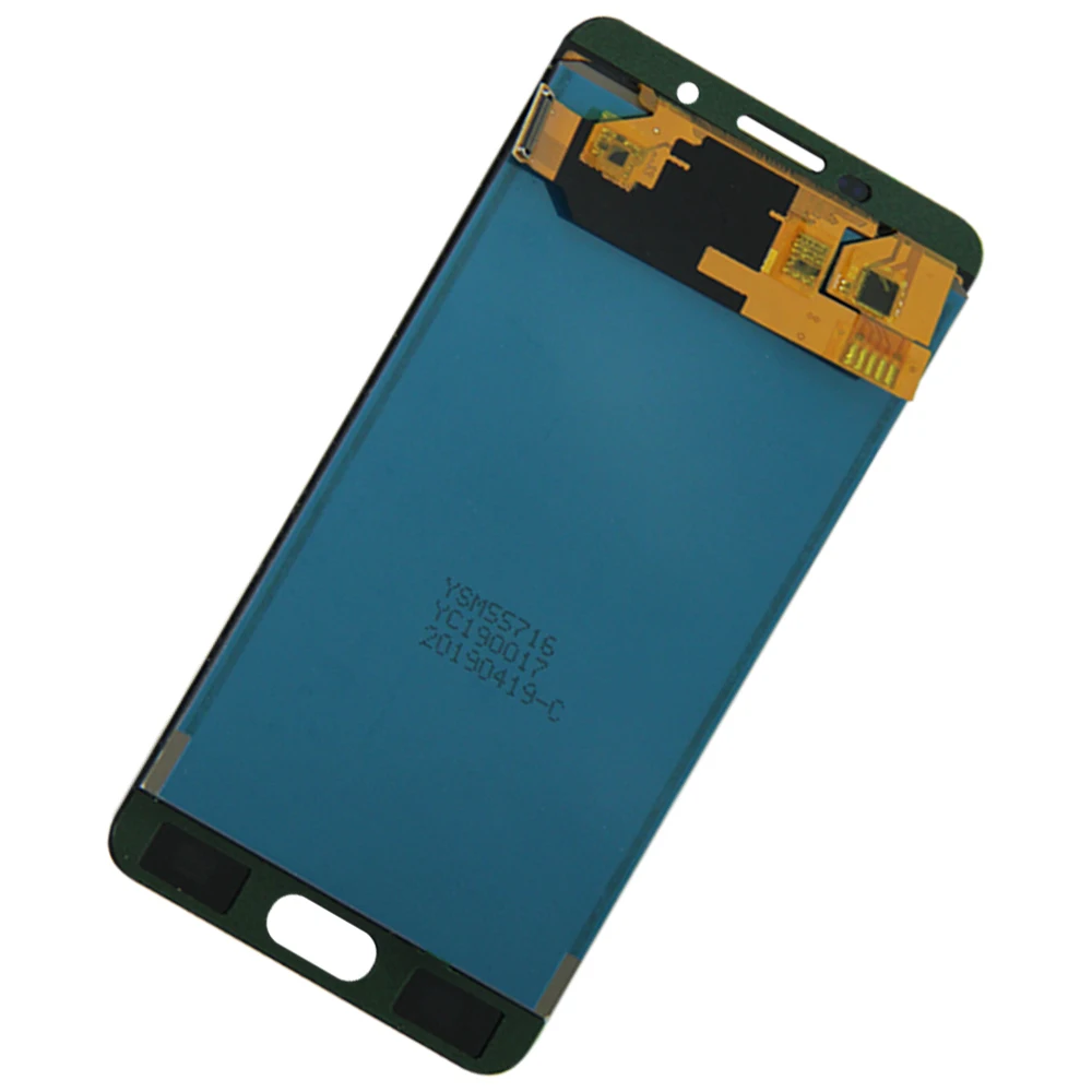 Регулируемая яркость ЖК-для Samsung Galaxy A7 A710 A710F A710M ЖК-дисплей кодирующий преобразователь сенсорного экрана в сборе