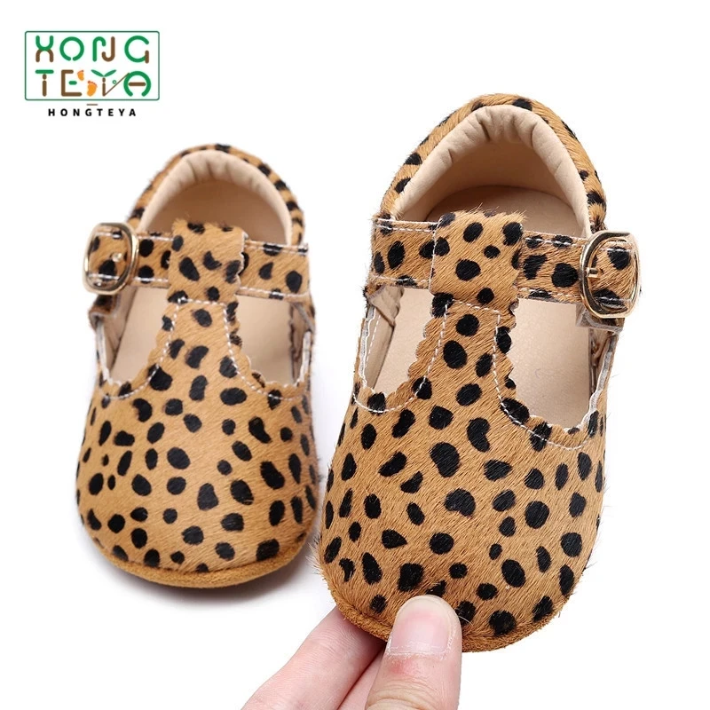 baby shoes leopard print