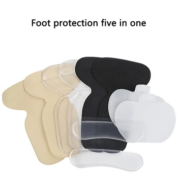 

Hot 5 Pcs Soft High Heels Cushion Protector Back Heel Pads Feet Care for Hiking Feet Care 8.8 x 5.5cm/14 x 8.6cm/9.8 x 2.5cm