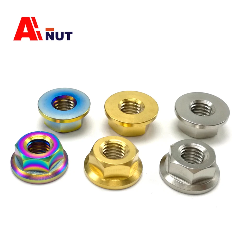 GR5 Titanium Flange nut M8