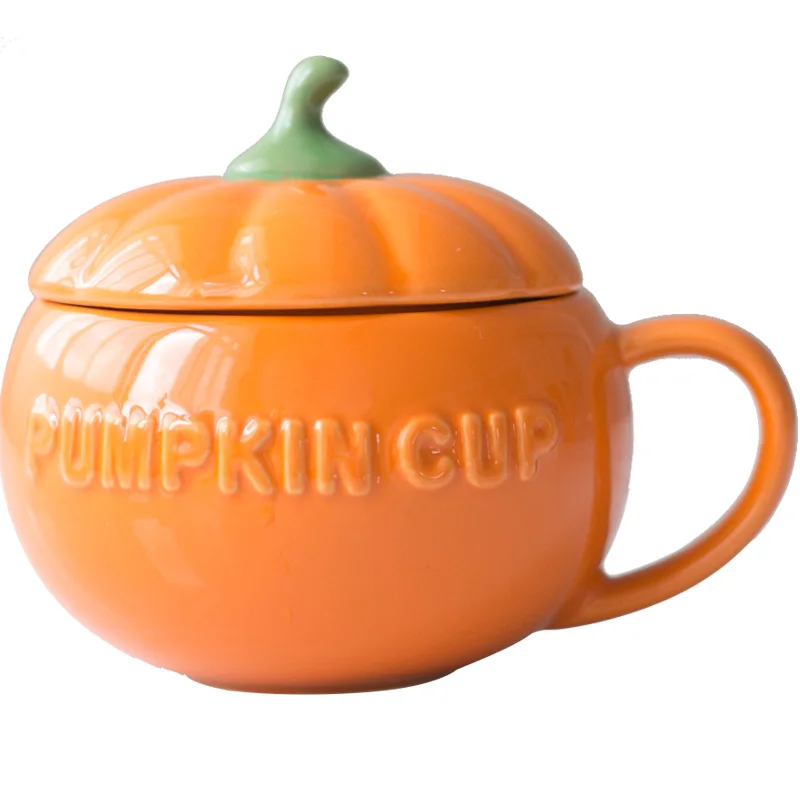 tazas de ceramica creativas ins чашка с изображение тыквы canecas divertidas молочная Кружка Кофейные чашки и кружки забавные caneca пасторальный завтрак