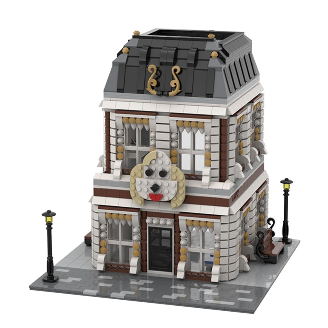 

2530Pcs MOC Pet Hospital Bricks DIY Small Particle Building Block Stem Toys For Children AdultChristmas Gift MOC City Series