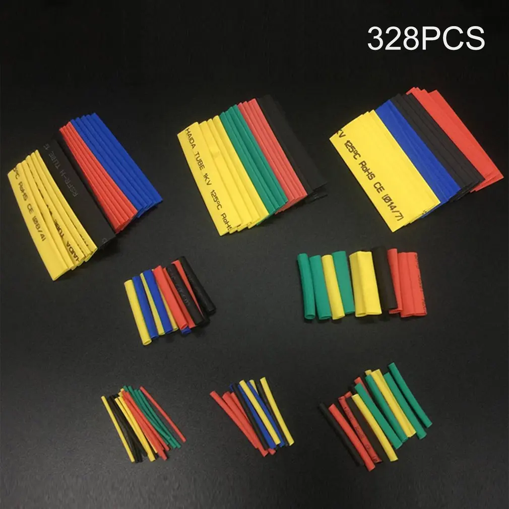 sourcing map Heat Shrink Tubing 4mm Dia 2:1 Heat Shrink Wrap Cable Sleeve Heatshrink Tube 10m Length Red
