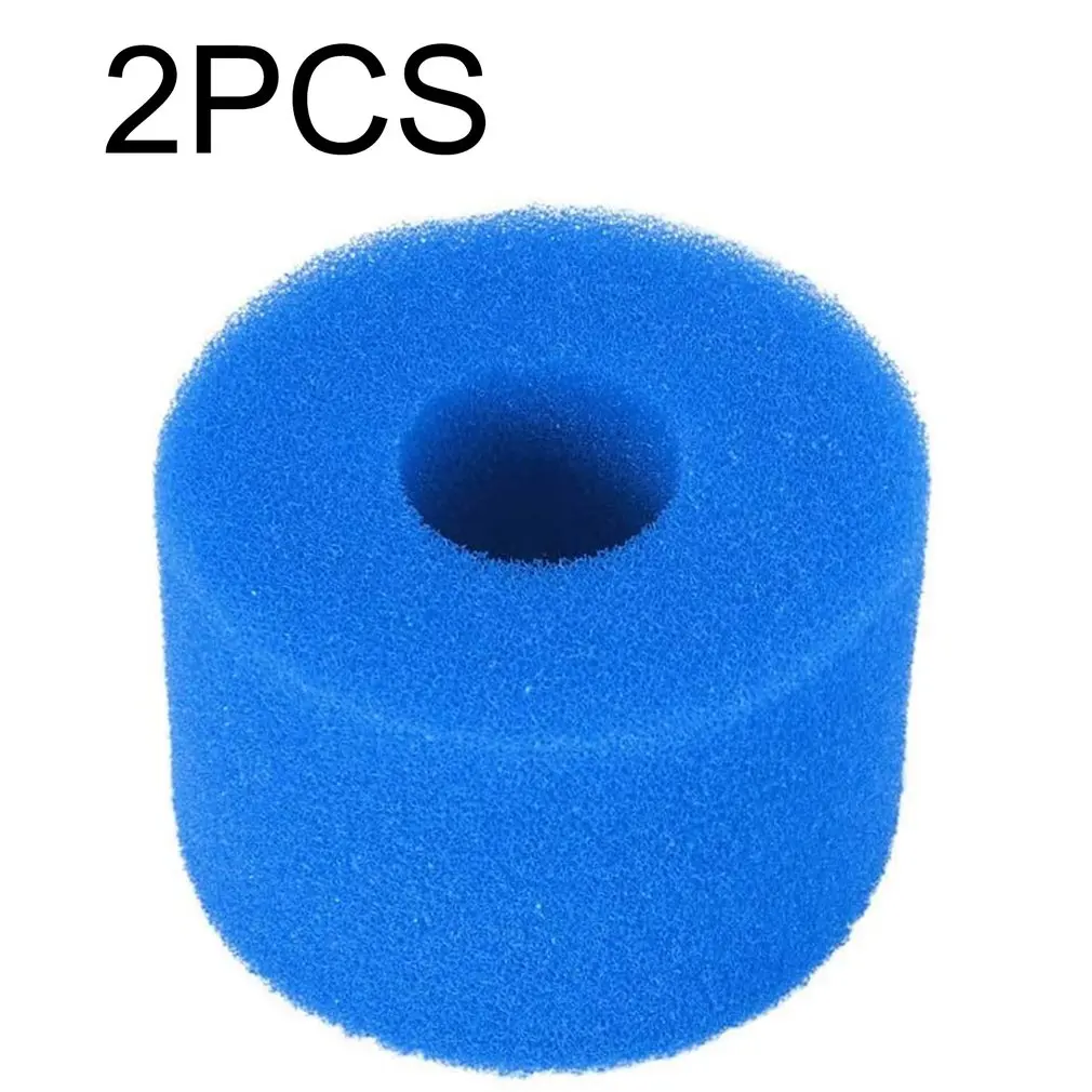 2 pcs/set Swimming pool filter sponge Washable sponge filter Convenient design Reusable Easy to