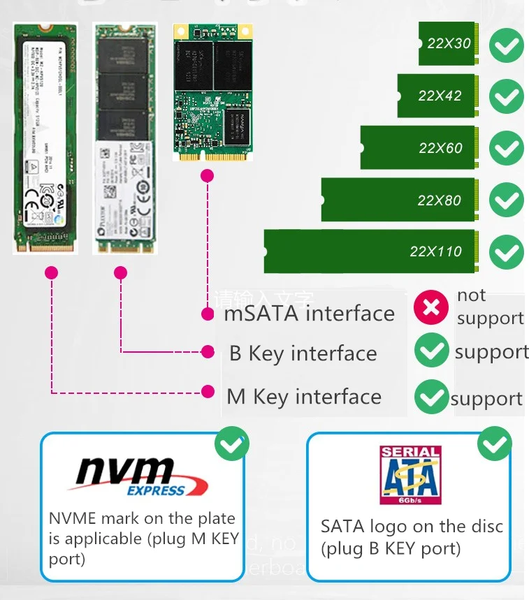 M.2 Накопитель SSD с протоколом NVME NGFF к PCI Express X4 адаптер карта PCIE к M.2 SATA+ NVME двойной диск карта расширения поддерживает M Key plus B Ключ интерфейс