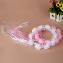 [Гирлянда] изысканный головной убор для девочек; Гирлянда для детского дня рождения с цветочным узором для мальчиков и девочек; для выступлений; Специальный десять цветов ручной работы