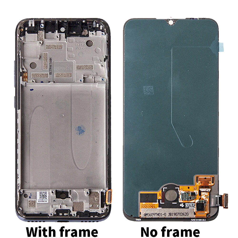 Amoled для Xiao mi CC9E дисплей кодирующий преобразователь сенсорного экрана в сборе с заменой отпечатков пальцев для Xiaomi mi A3