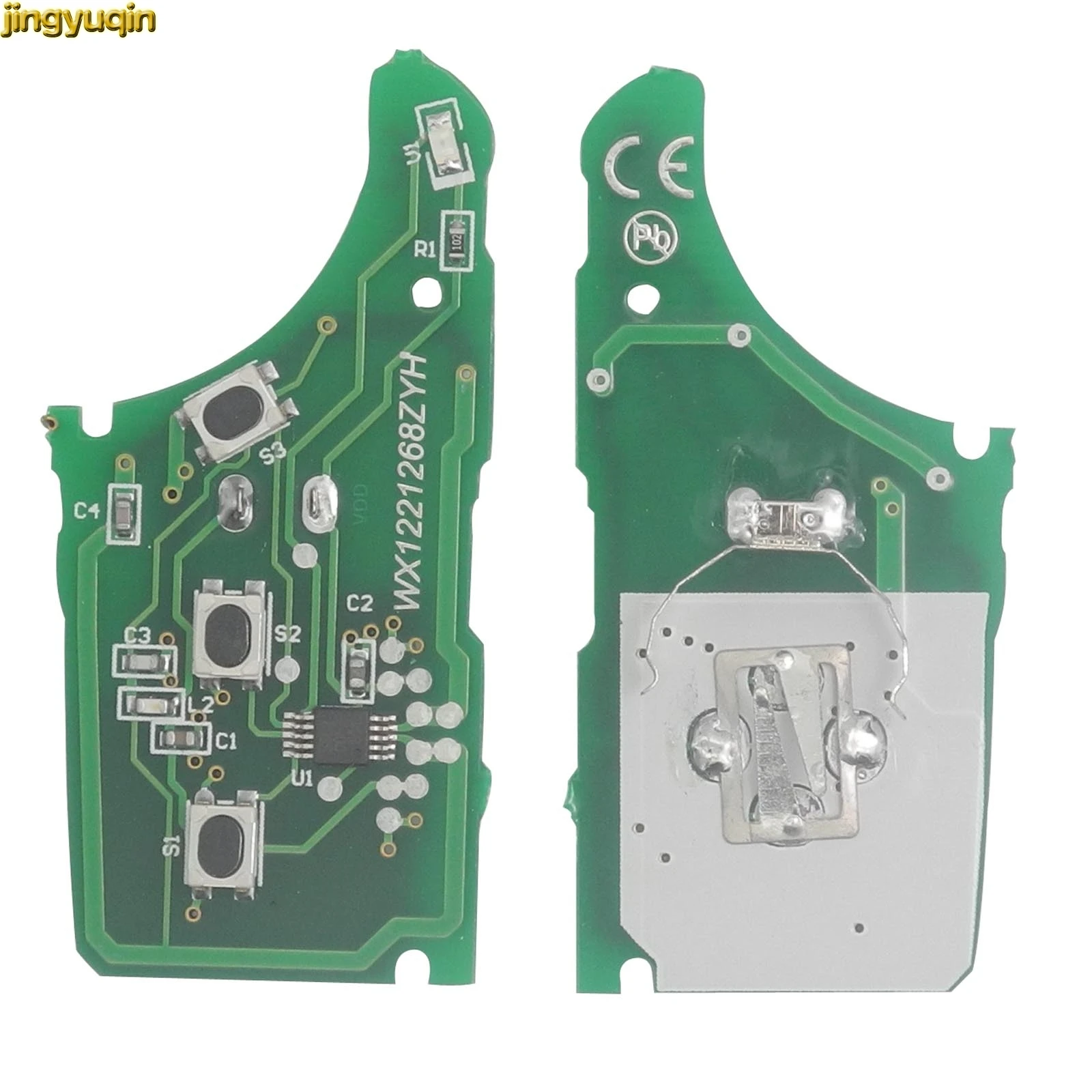 Remote Car Key Circuit Electronic Board For HYUNDAI i30 IX35 KIA K2 K3 433MHz ID46 HA-T005 CE0678 TOY40 Blade car remote key car key