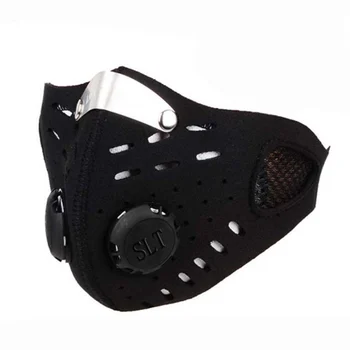 

Cycling mask Activated carbon lined riding masks Double Valve anti-dust Outdoor Face masks Windproof Mouth-muffle proof Flu Care