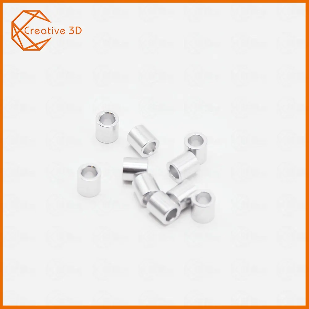 10PCS M5*8.3mm Openbuilds Aluminium Spacer V-slot Isolation Column Separate Pillar Quarantine Bore 3D Printer Parts