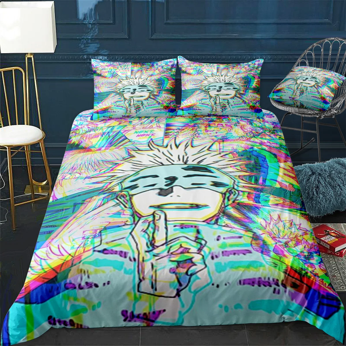 3 шт. Комплект постельного белья с пододеяльником и наволочкой | Дом сад