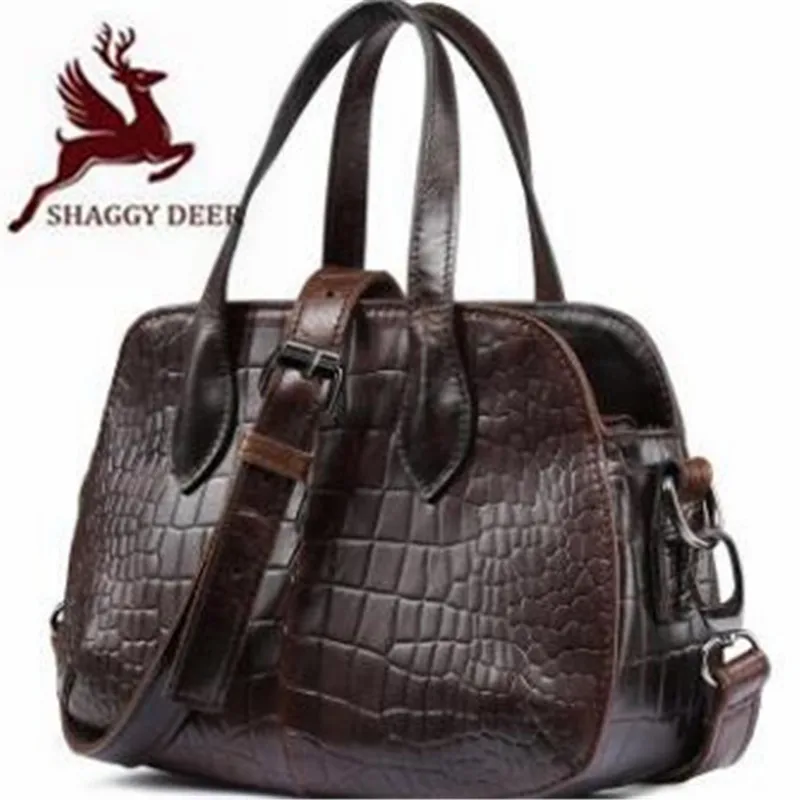 

real 100% genuine leather Leather Lady Shoulder shell bag Crocodile Pattern Fashion Mini luxury brand handbags