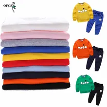 Комплекты детской одежды флисовая верхняя одежда с длинными рукавами и рисунком для маленьких детей куртка с капюшоном детская спортивная футболка+ штаны комплекты одежды для мальчиков