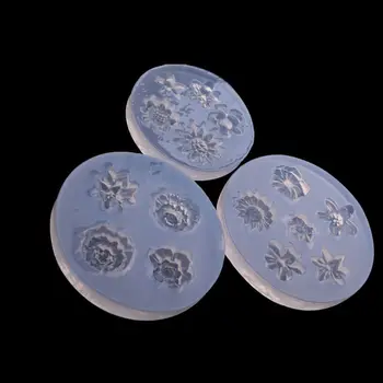 

Hot 2020 Flower Collection Epoxy Resin Mold Flower Resin Pendant Mold Jewelry Making Tool
