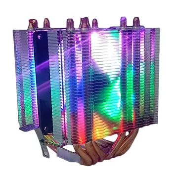 

Avc Pure Copper 6 Heat Pipe Cpu Heat Sink Amd 1155 1156 Desktop Computer Cpu Fan Cpu Cooler Heat Sink;