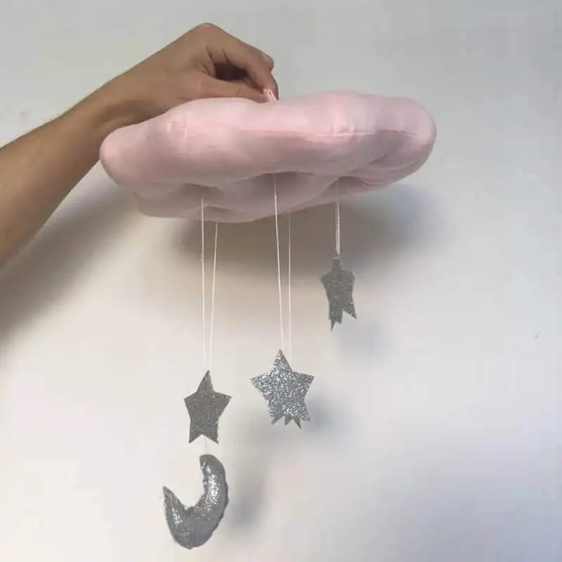 

Home Decoration Nordic Children Tent Decoration Cloud Felt Rainbow Pendant Kids Room Decoration Smiles Photography Props