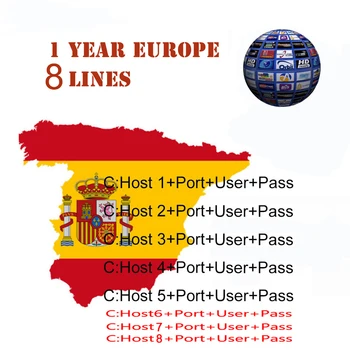 

Satxtrem HD 8 Lines Europe Cccam Espa A Server Account Spain Portugal Poland Germany Receptor Satelite 48 Hours Test