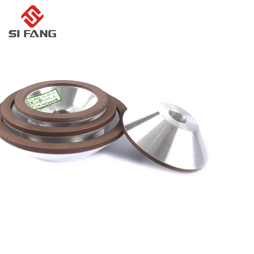 75/100/125/150mm Resin Diamond Grinding Wheel Cup Grinder Disc for Carbide Metal Angle Grinder Tool 120/150/180/240/320/400#