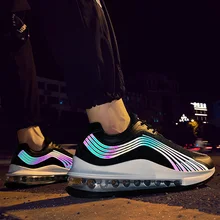 GINITA Air Cushion модные кроссовки мужская повседневная обувь мужской, большого размера 46 уличные беговые мужские кроссовки спортивная обувь кроссовки зимние