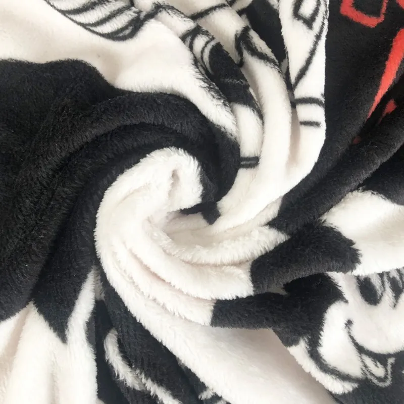 Дисней черный и белый Микки Маус Фланелевое супер мягкое теплое одеяло пледы для мальчиков девочек на кровать/диван спальные чехлы