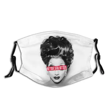 

Satan Not Today RuPaul's Drag Race Reusable Face Mask Pattern Anti Haze Dust Mask Protection Mask Respirator Mouth Muffle