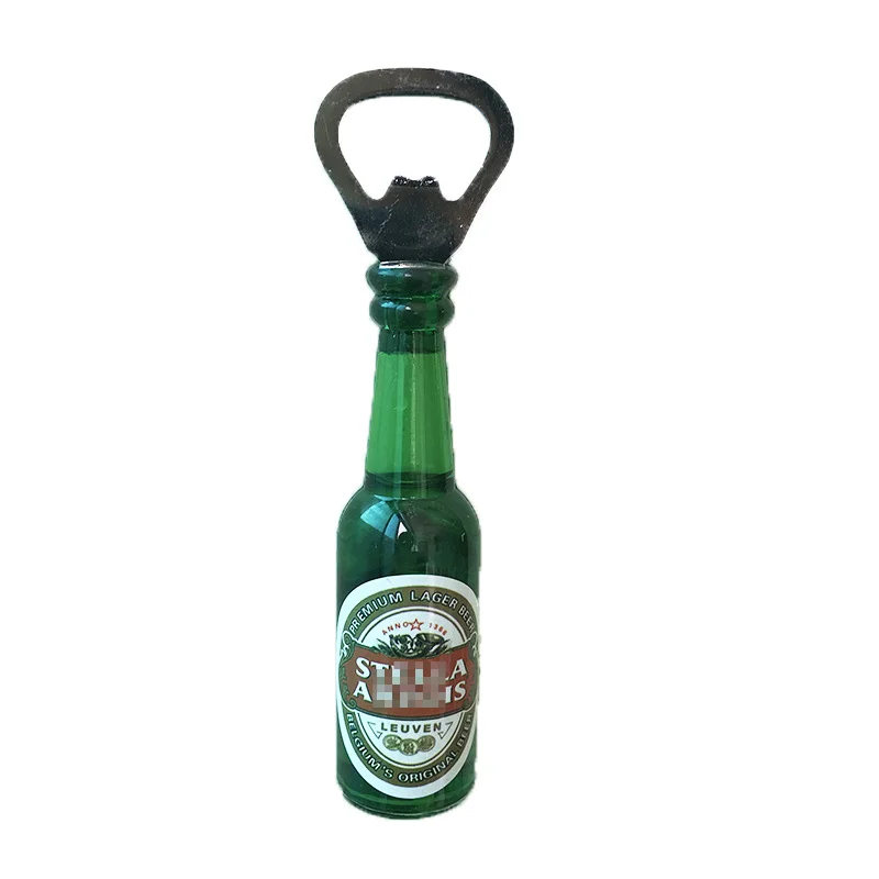 Creative Simulation Beer Bottle Opener Multifunctional Magnetic Refrigerator Magnet Bottle Bar Decoration Kitchen Gadgets
