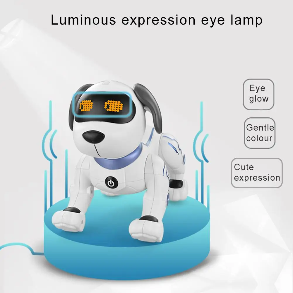 Индукционная игрушка для собак, умный робот для собак, Электронная Интерактивная программа для питомцев, танцевальная ходьба, Роботизированная Игрушка для животных, следующие жесты