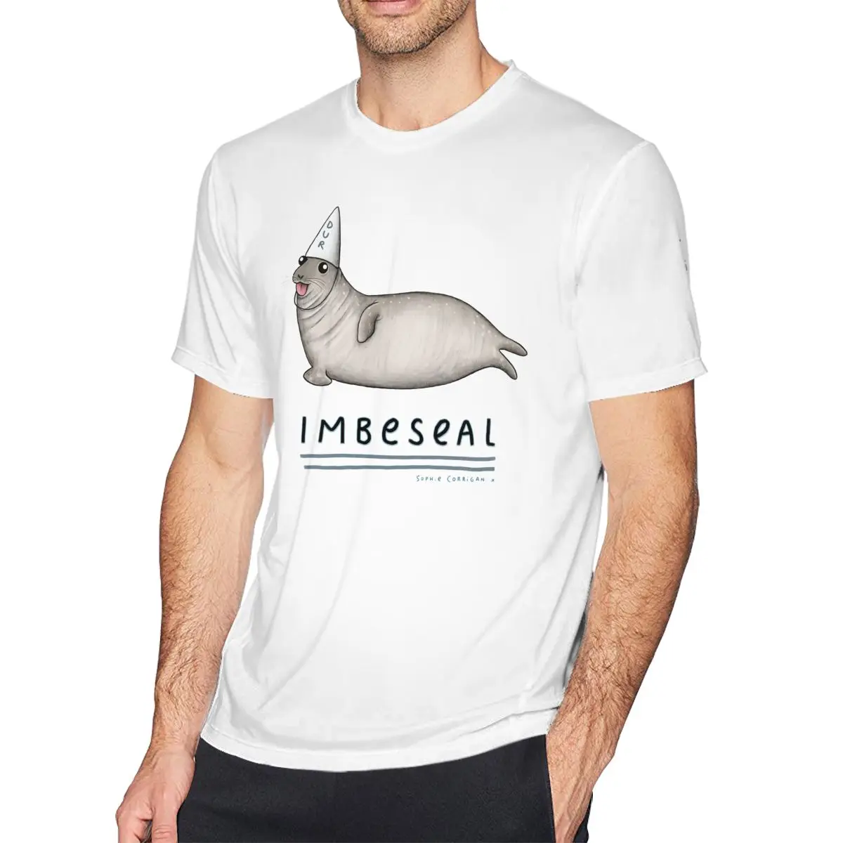 

Water Seal T Shirt Imbeseal T-Shirt Cute Big Tee Shirt Men Streetwear Short-Sleeve Print 100 Cotton Tshirt