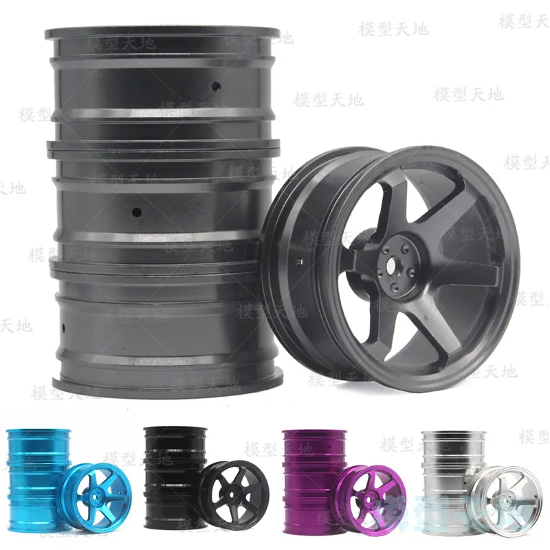 4pcs-1-10-On-Road-Drift-Car-52MM-Aluminum-Alloy-Metal-Wheel-Hub-1-9Inch ...