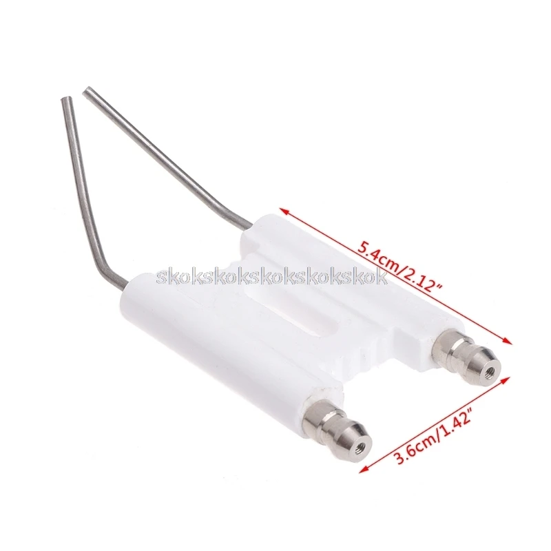 

Double Rod Ceramic Spark Ignition Electrode Burning Machine Fuel Oil Gas Stove Au13 19 Droship