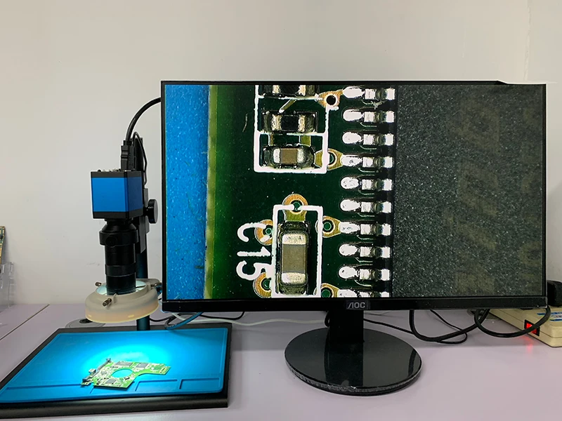 720P HDMI VGA промышленный цифровой видео микроскоп камера+ 100X 180X 300X C крепление объектива+ 56 светодиодный кольцевой светильник для телефона пайка ПХД