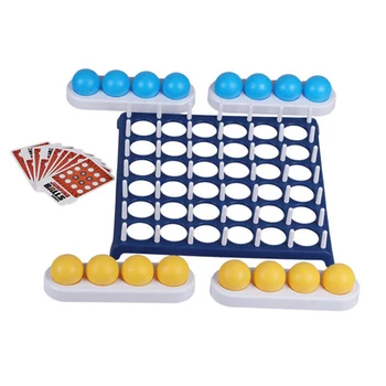

Home Non Toxic Plastic Interactive Toy Jumping Balls Game Set Funny Playing Handball Toss Desktop Throwing School Two Player