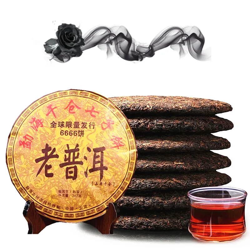 

Unlimited Shelf Life Pu'Er Tea Product Type 10 Years Age and 0.357 Weight (kg) dry storage CheapOld Pu'er Tea Cake